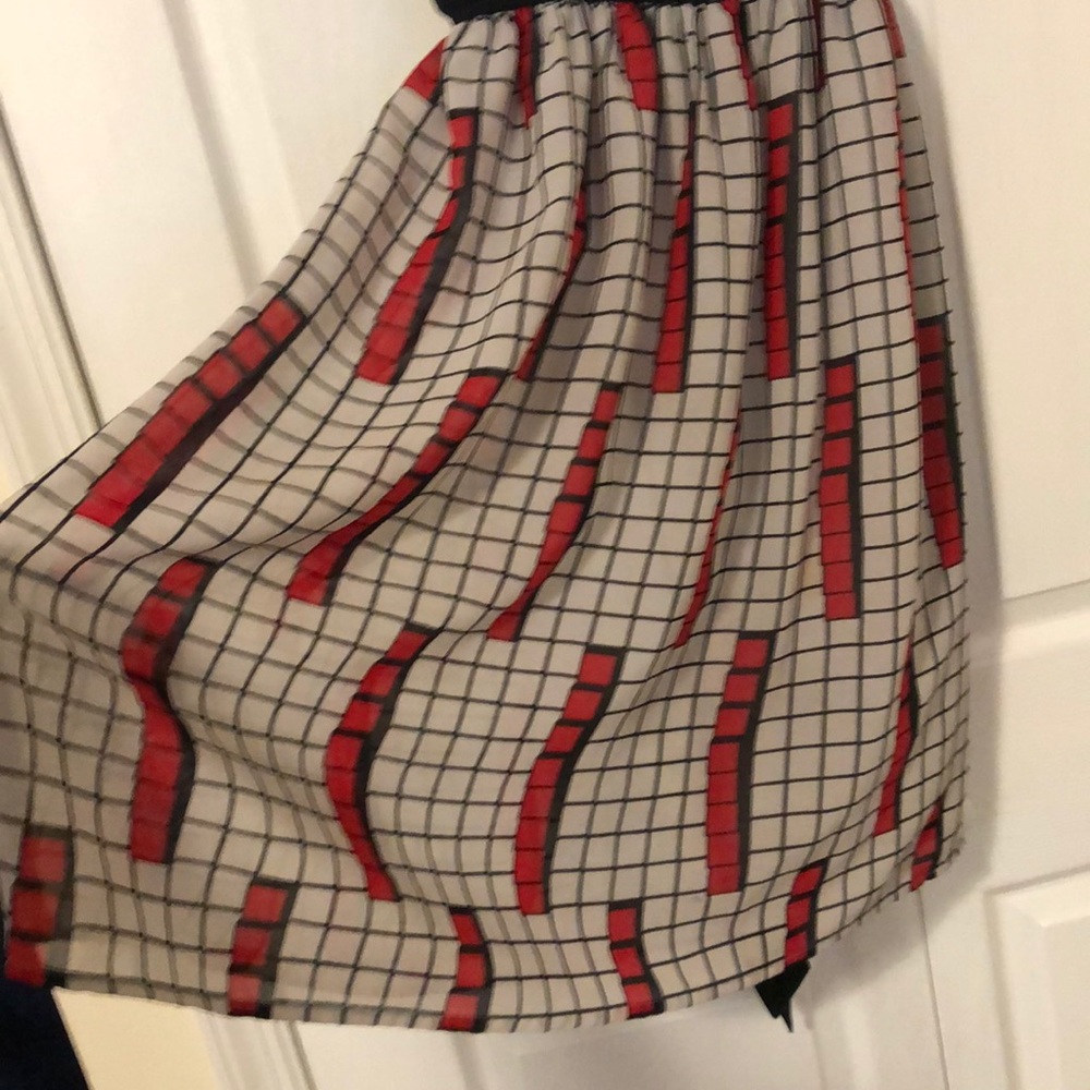 Black, red and white dress from Spruce and Sage - Picture 3 of 8